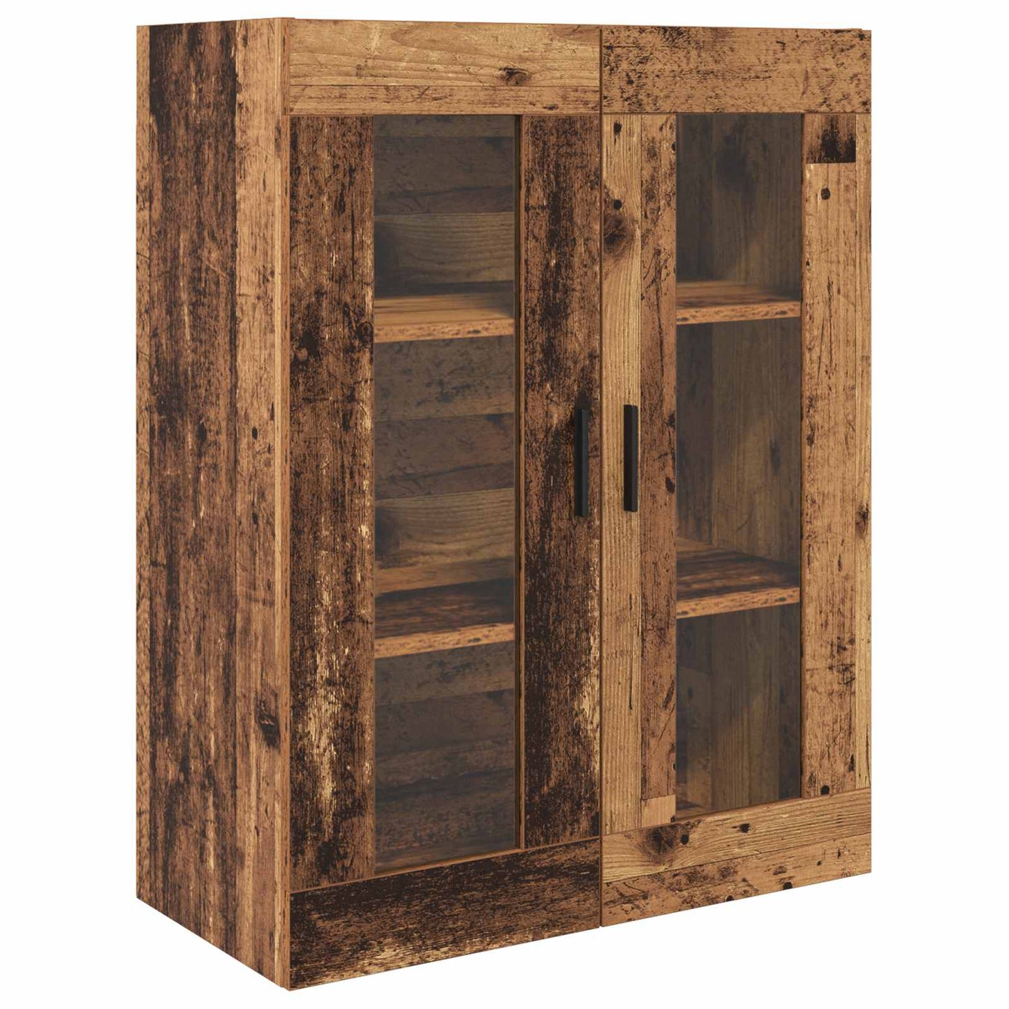 Highboard with Drawer 2 pcs Old Wood Engineered Wood