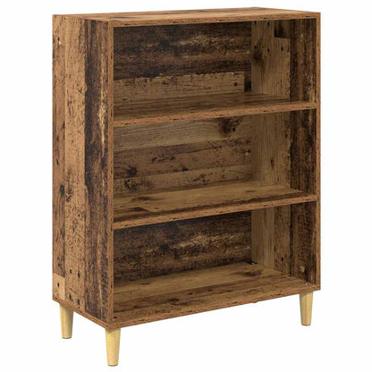 Highboard Old Wood 69.5 x 34 x 180 cm Engineered Wood and Glass