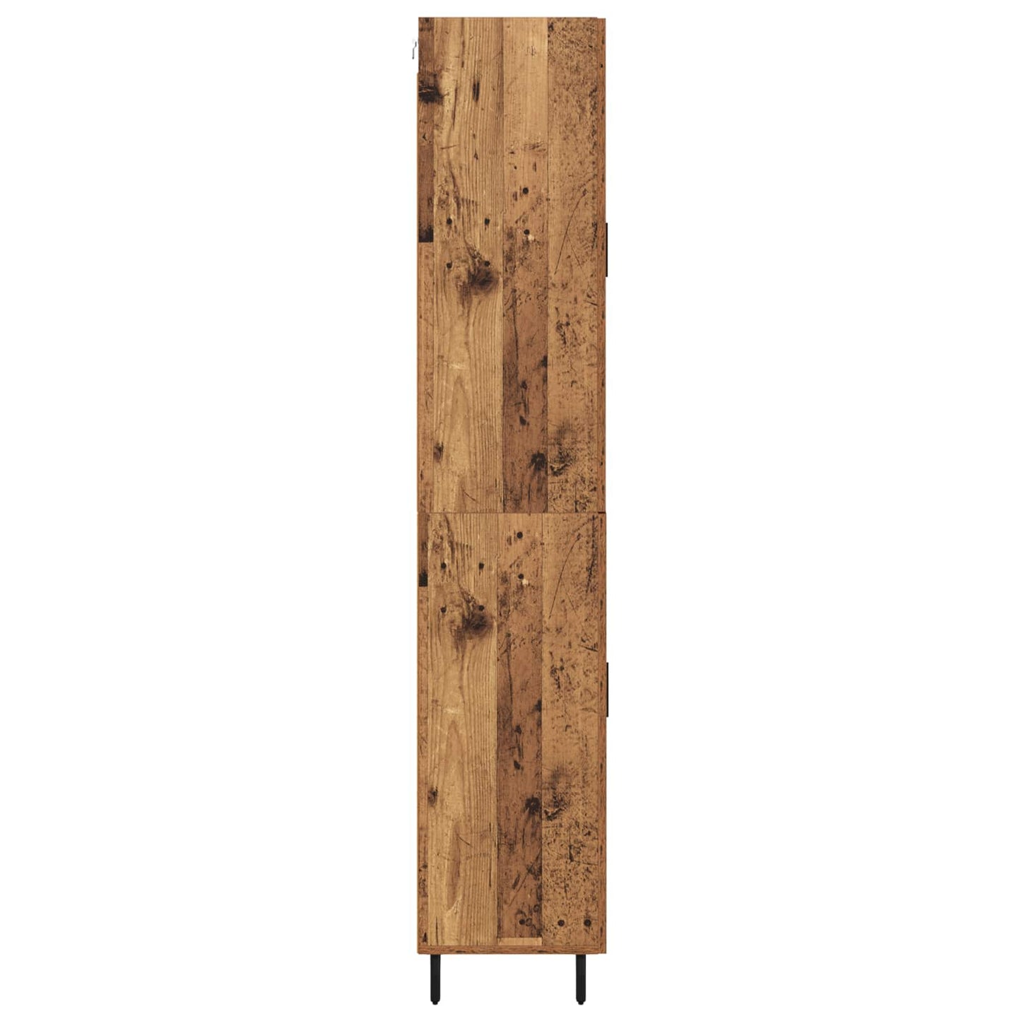 Highboard with Drawer 2 pcs Old Wood Engineered Wood