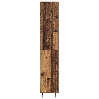 Highboard 2 pcs Old Wood Engineered Wood