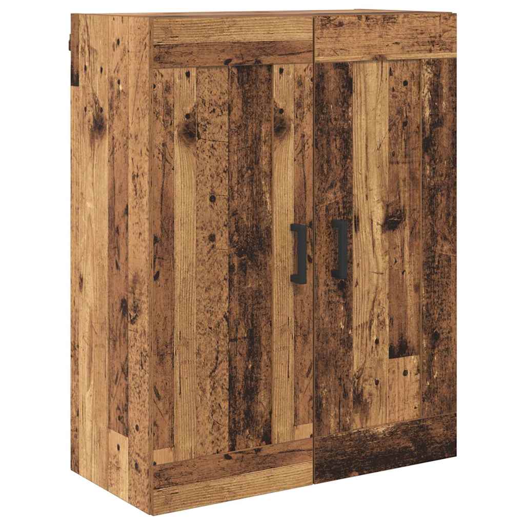 Highboard with Drawer 2 pcs Old Wood Engineered Wood