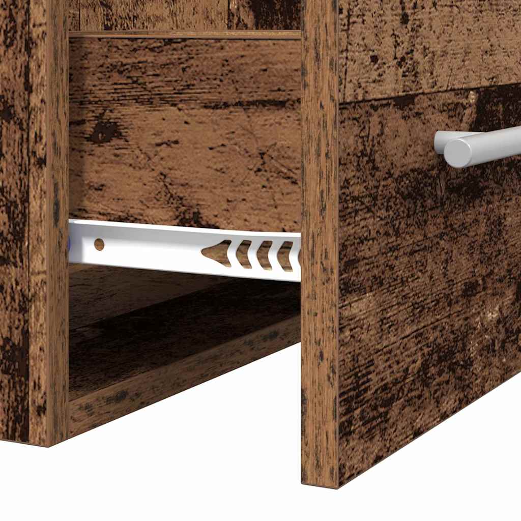 Bathroom Sink Cabinet with Drawer Old Wood 41 x 38.5 x 48 cm