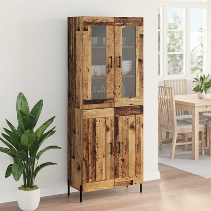 Highboard Old Wood 69.5 x 34 x 180 cm Engineered Wood