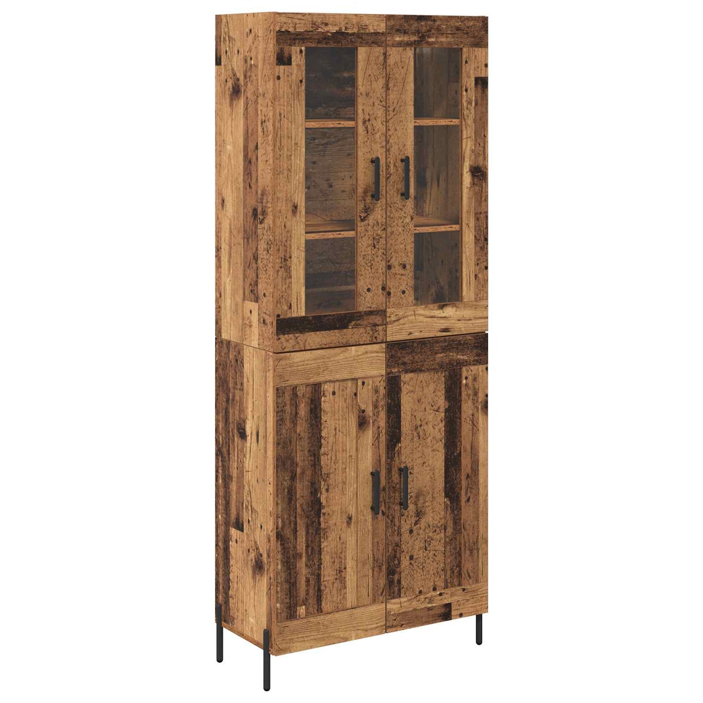 Highboard Old Wood 69.5 x 34 x 180 cm Engineered Wood