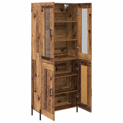 Highboard Old Wood 69.5 x 34 x 180 cm Engineered Wood