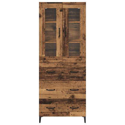 Highboard Old Wood 69.5 x 34 x 180 cm Engineered Wood