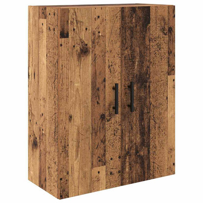 Highboard with Drawer 2 pcs Old Wood 69.5 x 34 x 180 cm
