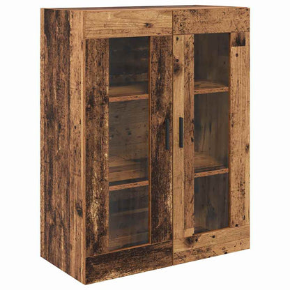 Highboard with Drawer 2 pcs Old Wood Engineered Wood