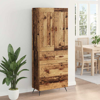Highboard Old Wood 69.5 x 34 x 180 cm Engineered Wood