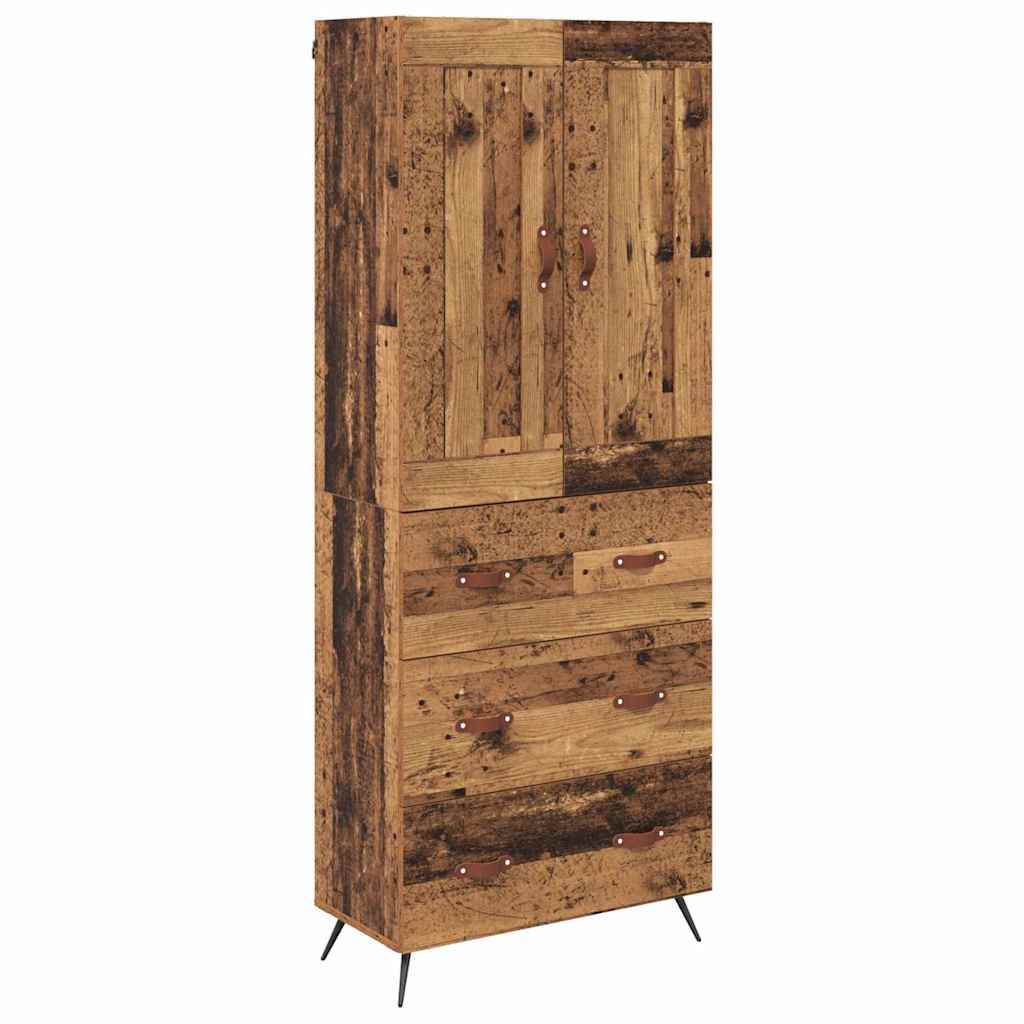 Highboard Old Wood 69.5 x 34 x 180 cm Engineered Wood