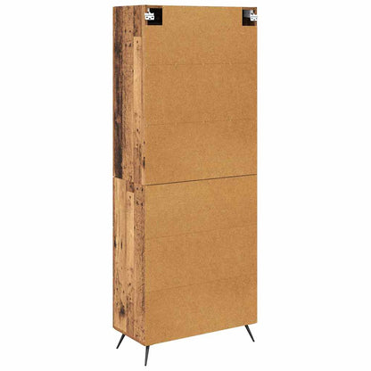 Highboard Old Wood 69.5 x 34 x 180 cm Engineered Wood