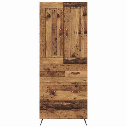 Highboard Old Wood 69.5 x 34 x 180 cm Engineered Wood