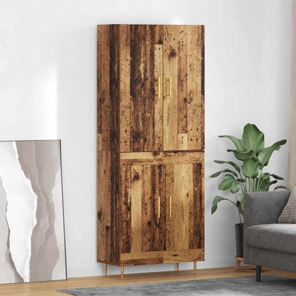 Highboard Old Wood 69.5 x 34 x 180 cm Engineered Wood