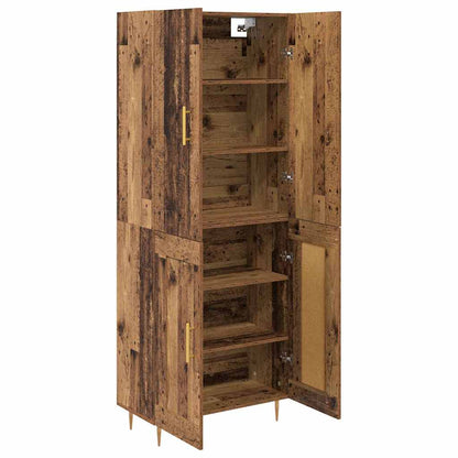 Highboard Old Wood 69.5 x 34 x 180 cm Engineered Wood