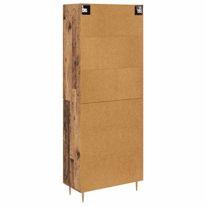 Highboard Old Wood 69.5 x 34 x 180 cm Engineered Wood