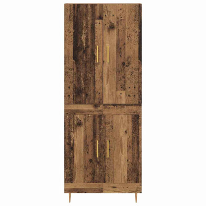 Highboard Old Wood 69.5 x 34 x 180 cm Engineered Wood