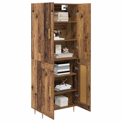 Highboard Old Wood 69.5 x 34 x 180 cm Engineered Wood