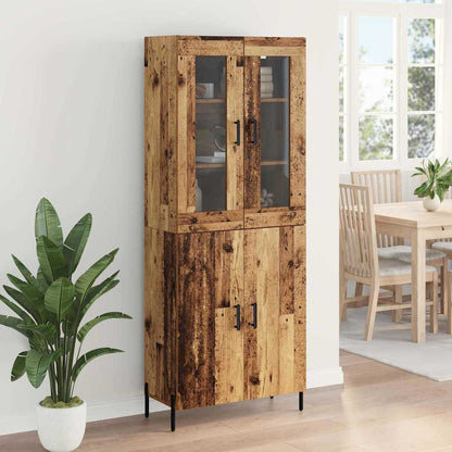 Highboard Old Wood 69.5 x 34 x 180 cm Engineered Wood