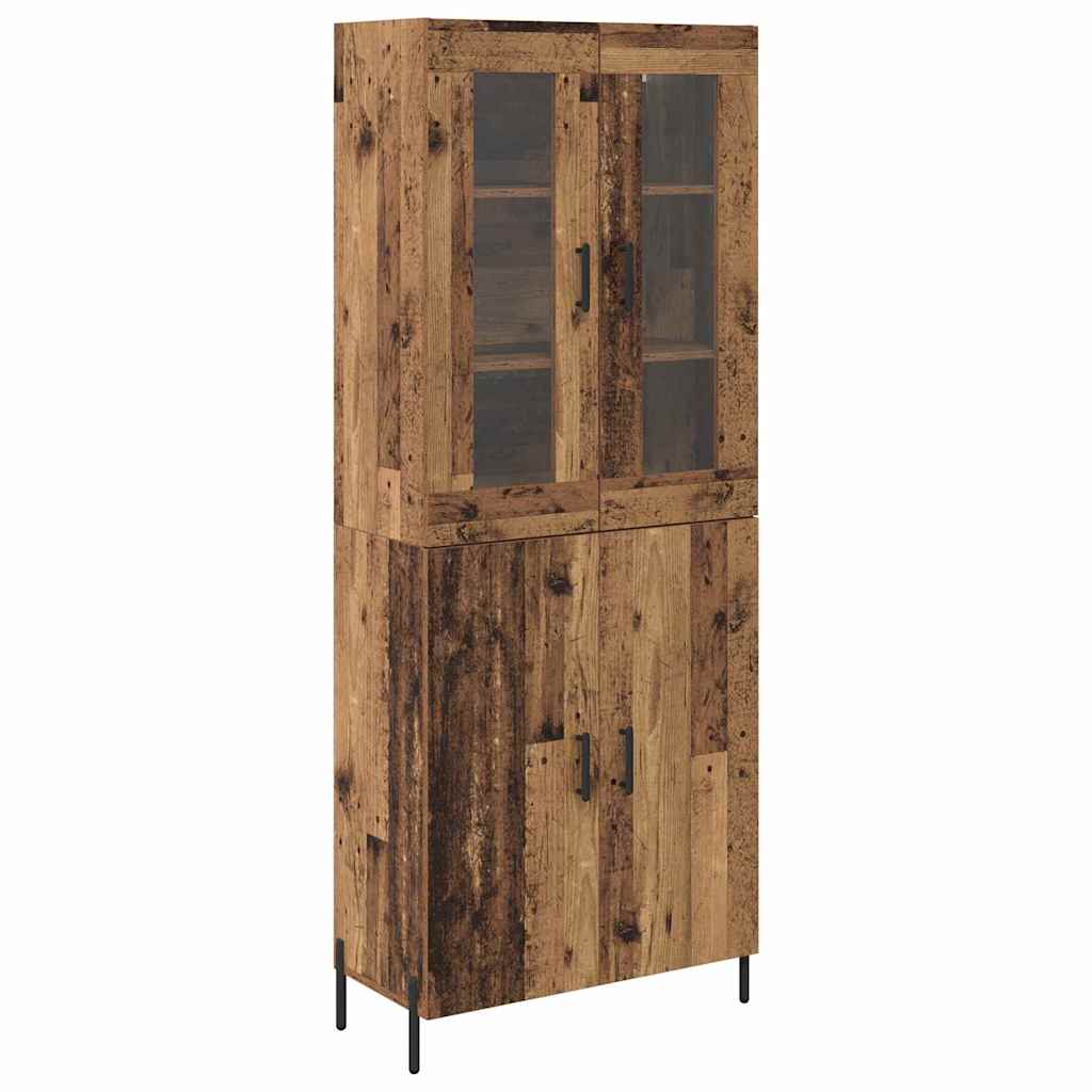 Highboard Old Wood 69.5 x 34 x 180 cm Engineered Wood