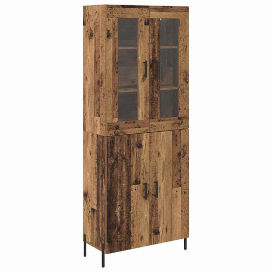 Highboard Old Wood 69.5 x 34 x 180 cm Engineered Wood