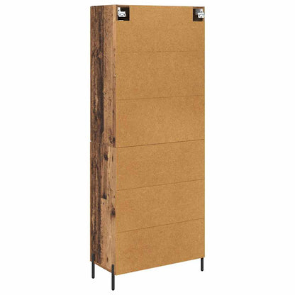 Highboard Old Wood 69.5 x 34 x 180 cm Engineered Wood