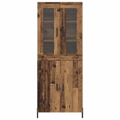 Highboard Old Wood 69.5 x 34 x 180 cm Engineered Wood