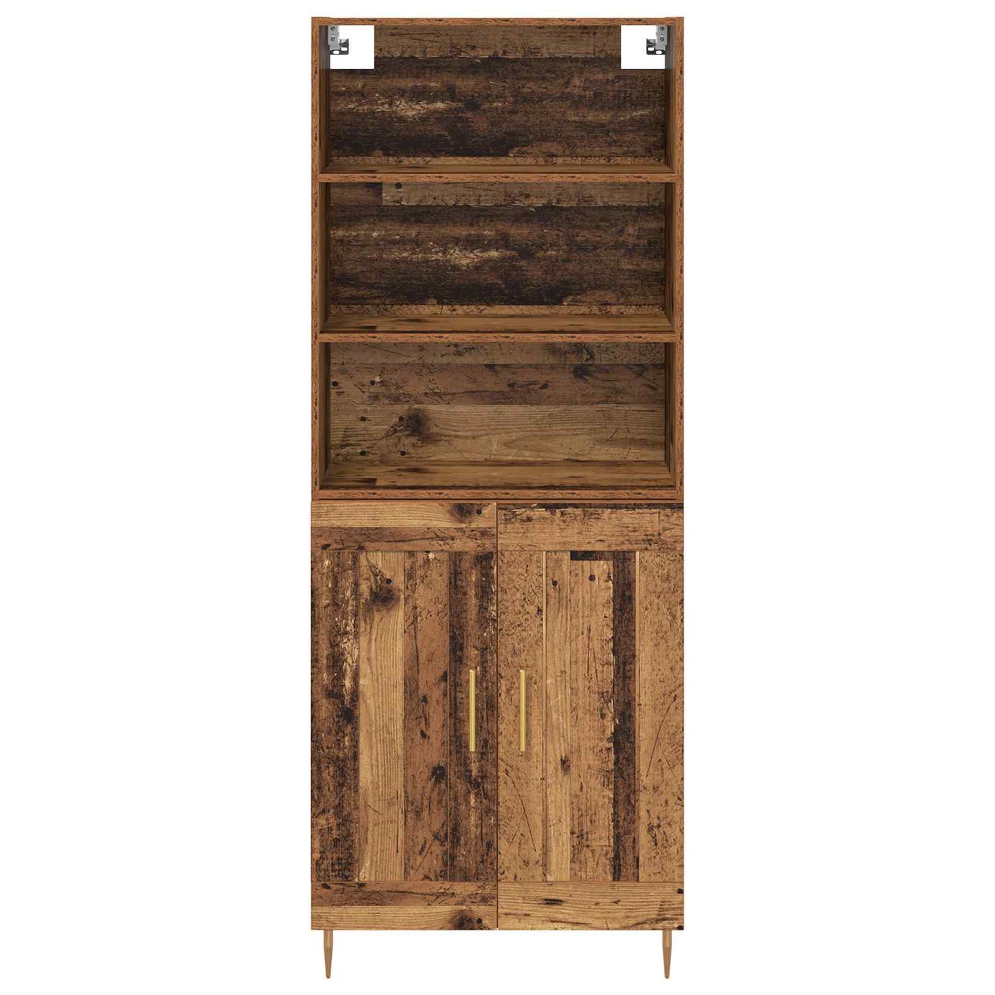 Highboard Old Wood 69.5 x 34 x 180 cm Engineered Wood