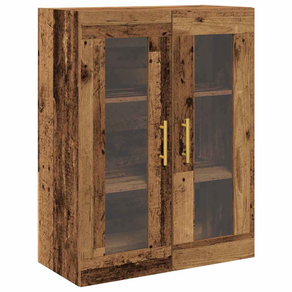 Highboard 2 pcs Old Wood Engineered Wood