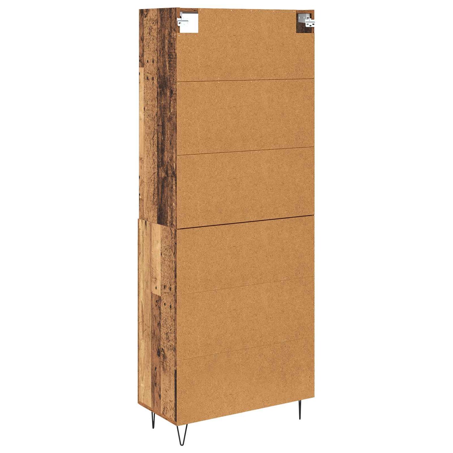 Highboard 2 pcs Old Wood Engineered Wood