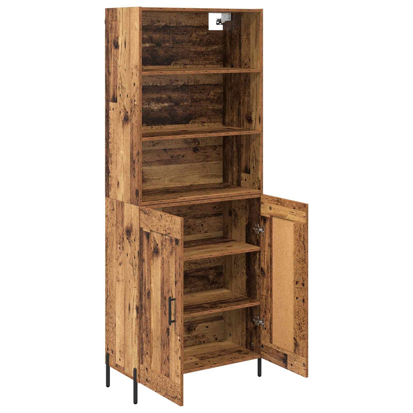 Highboard Old Wood 69.5 x 32.5 x 180 cm Engineered Wood