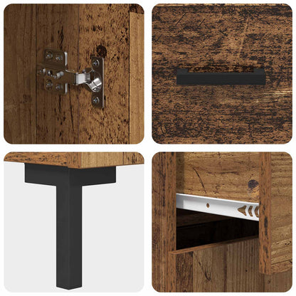 Highboard Old Wood 69.5 x 34 x 180 cm Engineered Wood