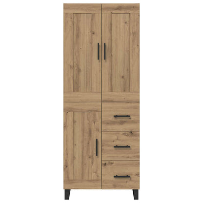 Highboard 2 pcs Artisan Oak 69.5 x 34 x 180 cm Engineered Wood