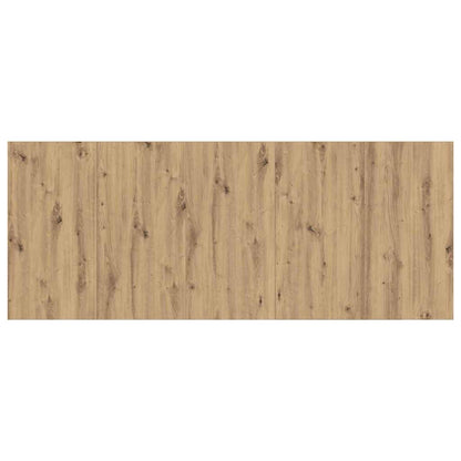 Headboard With Cabinet 3 pcs Artisan Oak Engineered Wood