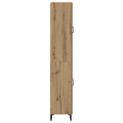 Highboard Artisan Oak 69.5 x 34 x 180 cm Engineered Wood