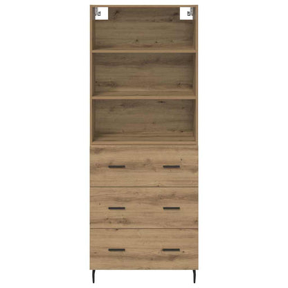 Highboard 2 pcs Artisan Oak 69.5 x 32.5 x 180 cm