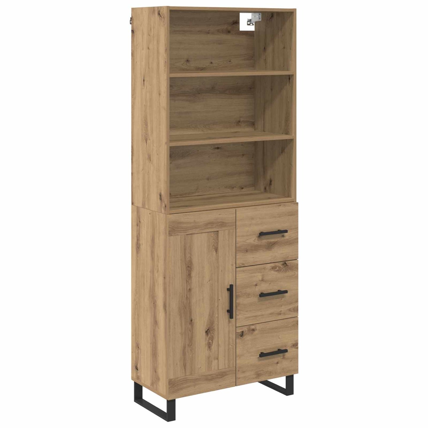 Highboard 2 pcs Artisan Oak 69.5 x 34 x 180 cm Engineered Wood