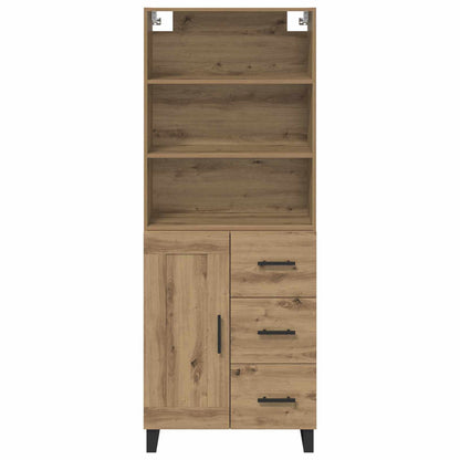 Highboard 2 pcs Artisan Oak 69.5 x 34 x 180 cm Engineered Wood
