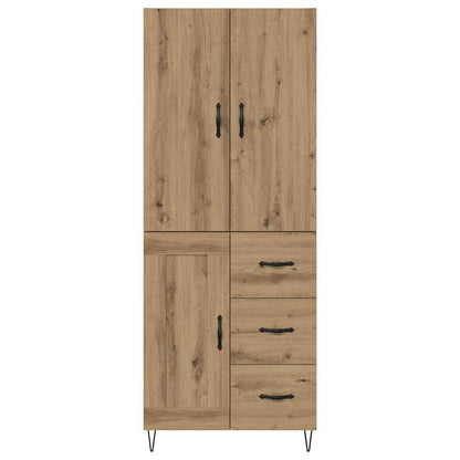 Highboard 2 pcs Artisan Oak 69.5 x 34 x 180 cm Engineered Wood