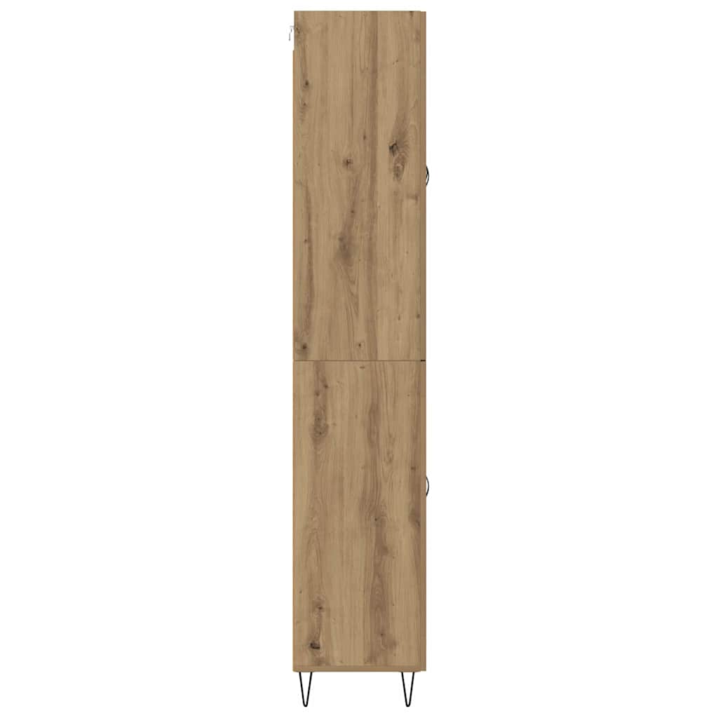 Highboard 2 pcs Artisan Oak 69.5 x 34 x 180 cm Engineered Wood