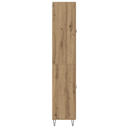 Highboard 2 pcs Artisan Oak 69.5 x 34 x 180 cm Engineered Wood