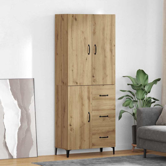 Highboard Artisan Oak 69.5 x 34 x 180 cm Engineered Wood