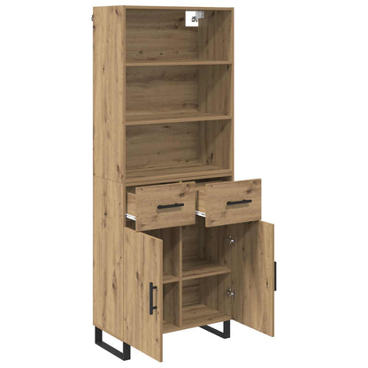 Highboard 2 pcs Artisan Oak 69.5 x 34 x 180 cm