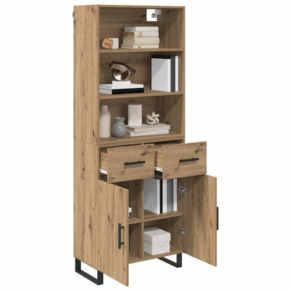 Highboard 2 pcs Artisan Oak 69.5 x 34 x 180 cm
