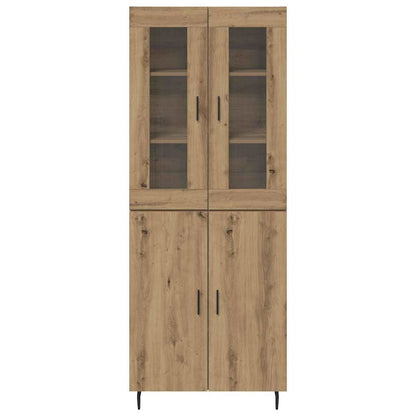 Highboard 2 pcs Artisan Oak 69.5 x 34 x 180 cm Engineered Wood