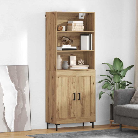 Highboard Artisan Oak 69.5 x 34 x 180 cm Engineered Wood
