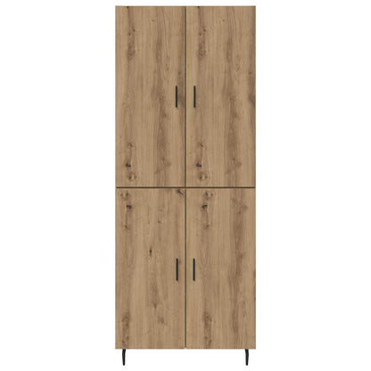 Highboard 2 pcs Artisan Oak 69.5 x 34 x 180 cm Engineered Wood