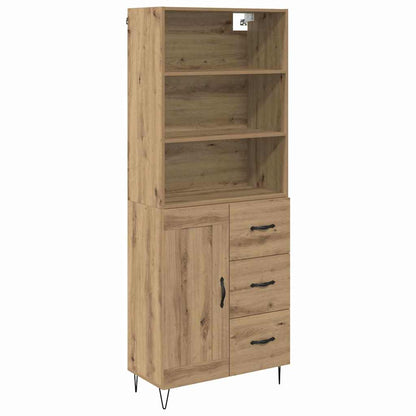 Highboard 2 pcs Artisan Oak 69.5 x 34 x 180 cm Engineered Wood