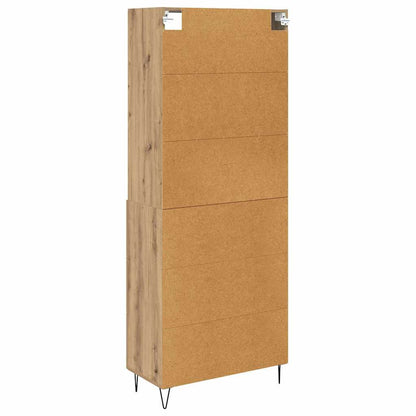 Highboard 2 pcs Artisan Oak 69.5 x 34 x 180 cm Engineered Wood