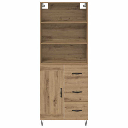 Highboard 2 pcs Artisan Oak 69.5 x 34 x 180 cm Engineered Wood