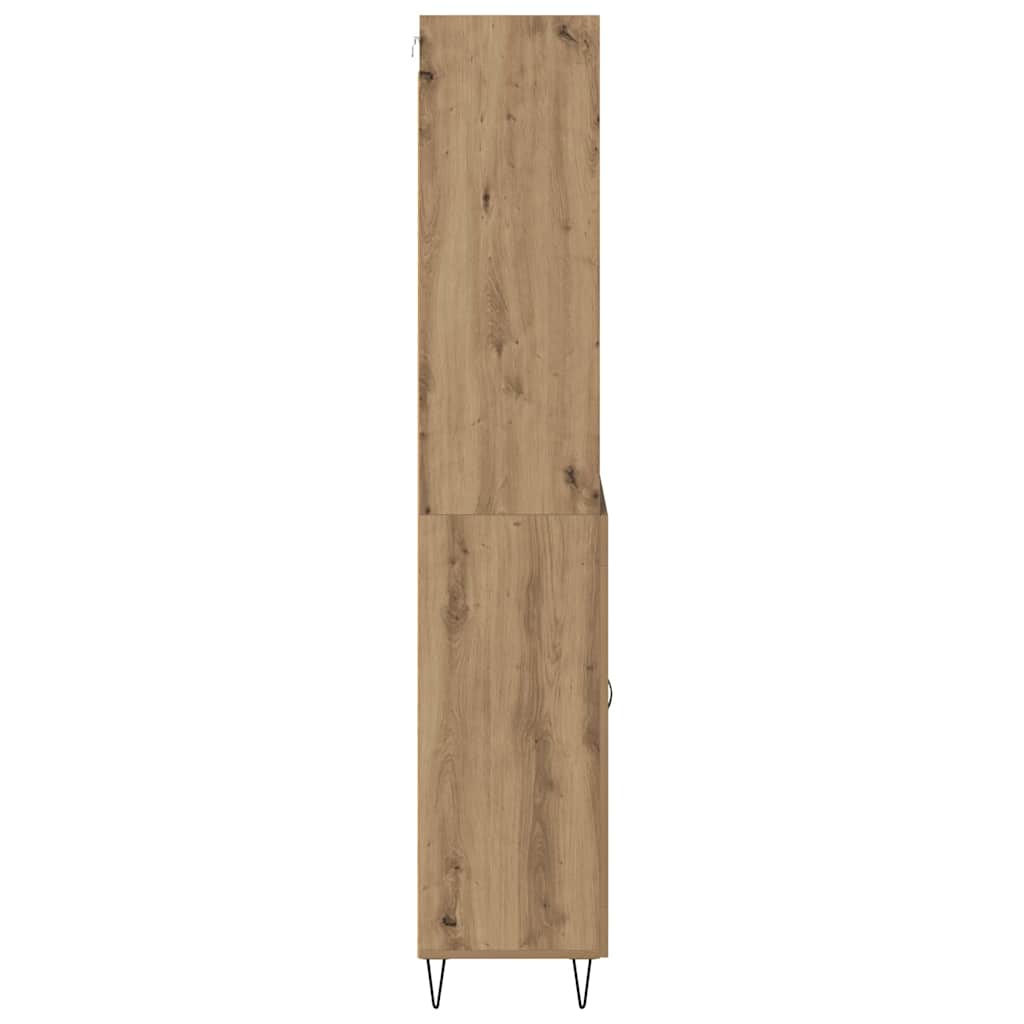 Highboard 2 pcs Artisan Oak 69.5 x 34 x 180 cm Engineered Wood
